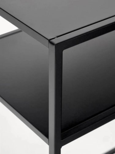 Consola de metal Neptun Negro metal An 100 x Al 79 cm