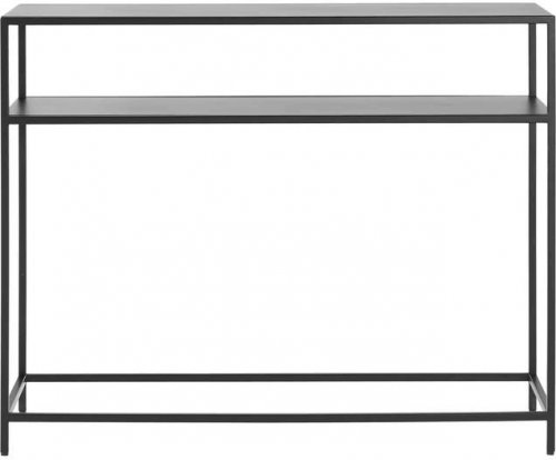 Consola de metal Neptun Negro metal An 100 x Al 79 cm