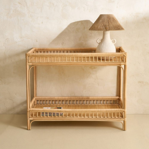 Consola de ratán Borneo Natural