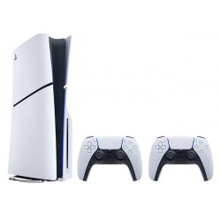Consola de videojuegos sony playstation 5 slim 2 controles dualsense blancos