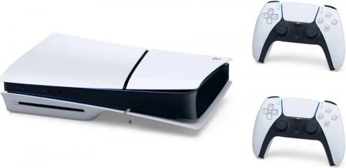 Consola de videojuegos sony playstation 5 slim 2 controles dualsense blancos