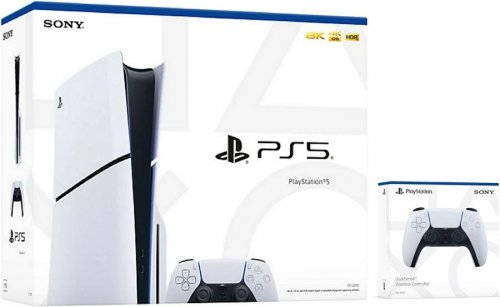 Consola de videojuegos sony playstation 5 slim 2 controles dualsense blancos