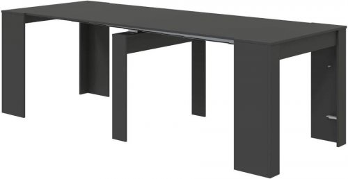 Consola Diluna Mesa de comedor extensible Mesa con extensiones multiusos 10 asientos
