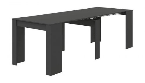 Consola Diluna Mesa de comedor extensible Mesa con extensiones multiusos 10 asientos