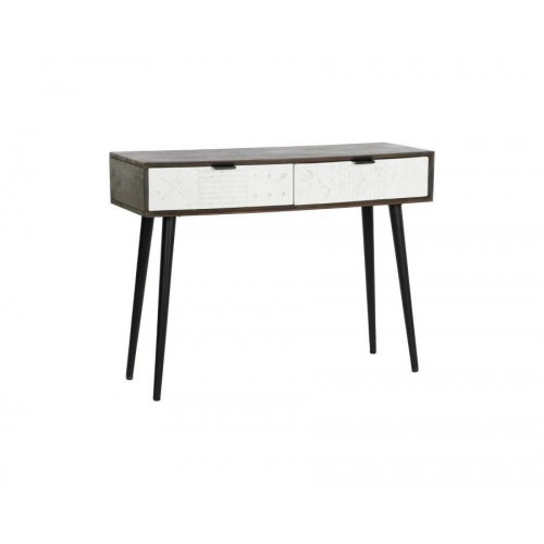 Consola DKD Home Decor Metal Madera de Mango 105 x 35 x 77 cm