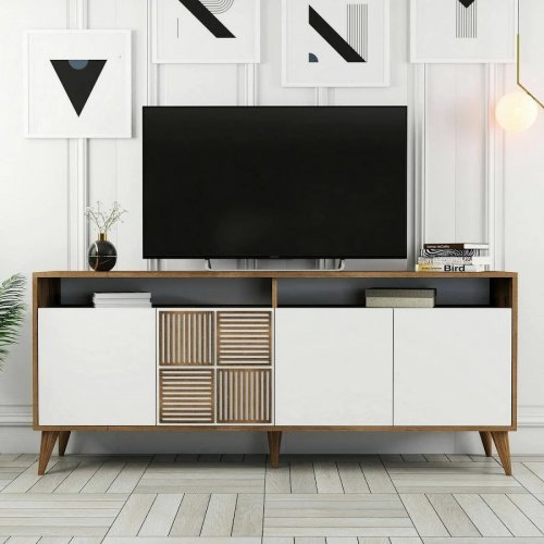 Consola dpogg mesa multiusos gabinete de soporte