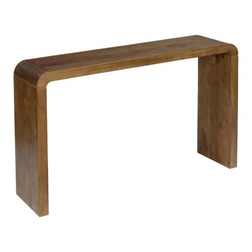 Consola exótica de madera de acacia