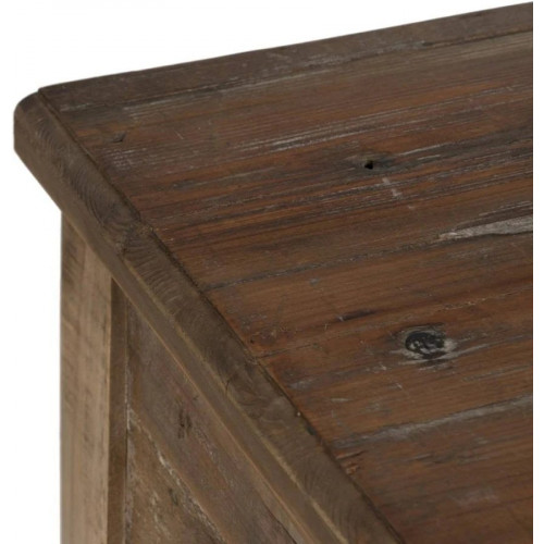 Consola Marrón Madera de Abeto Madera MDF 184,5 x 50 x 86,8 cm
