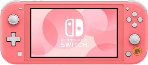 Consola Nintendo Switch Lite Coral + Animal Crossing New Horizons