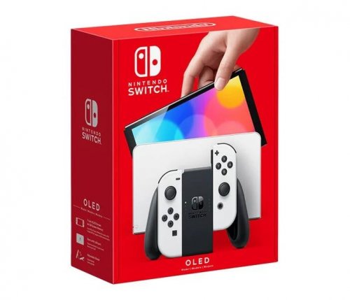 Consola Nintendo Switch OLED Blanca + Mario Kart 8 Deluxe
