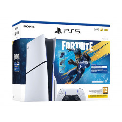 Consola PS5 - SONY Slim 1TB Edición Disco - Fortnite Flowering Chaos, 1 TB, White