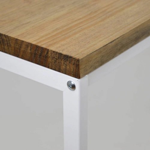 Consola Recibidor iCub Big Wood 100x30x80cm Blanco en madera