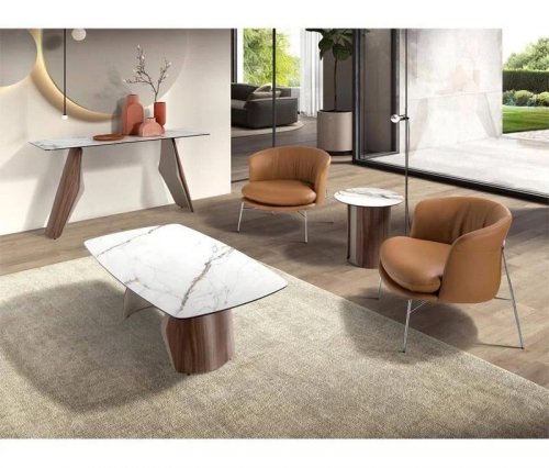 Consola rectangular mármol porcelánico