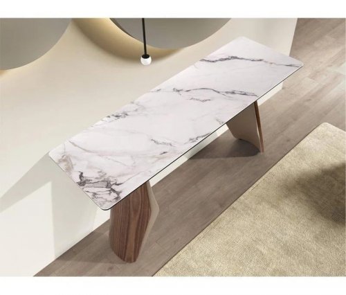 Consola rectangular mármol porcelánico