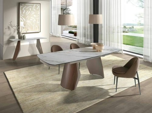 Consola rectangular mármol porcelánico