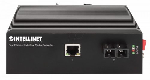 Convertidor de medios, Fast Ethernet, SC, monomodo