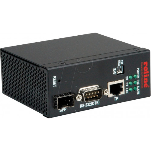 Convertidor de medios, Fast Ethernet, SFP, RS-232
