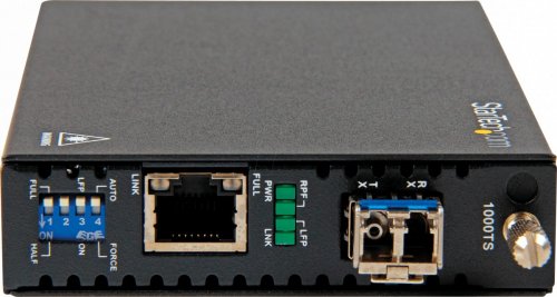 Convertidor de medios, Gigabit Ethernet, LC, Singlemode
