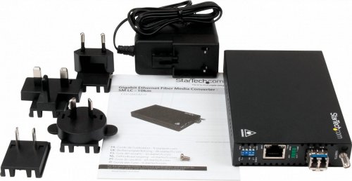 Convertidor de medios, Gigabit Ethernet, LC, Singlemode