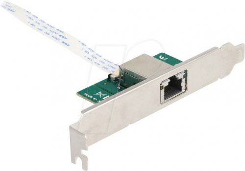 Convertidor M.2 clave B+M 1 x RJ45 10 Gigabit LAN
