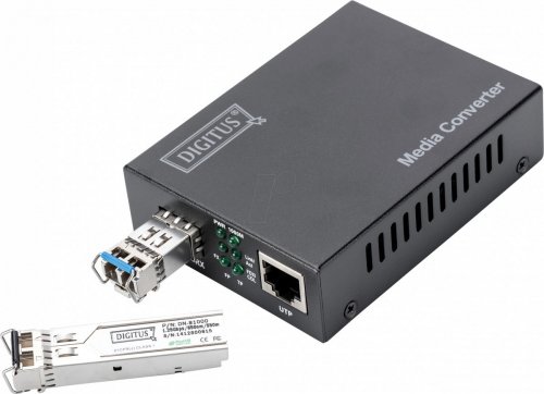 Convertidor multimedia, 10 Gigabit Ethernet, RJ45 / SFP+