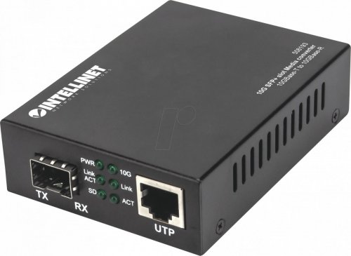 Convertidor multimedia, 10 Gigabit Ethernet, SFP+