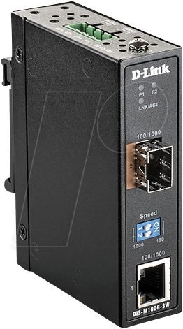Convertidor multimedia, Gigabit Ethernet, SFP