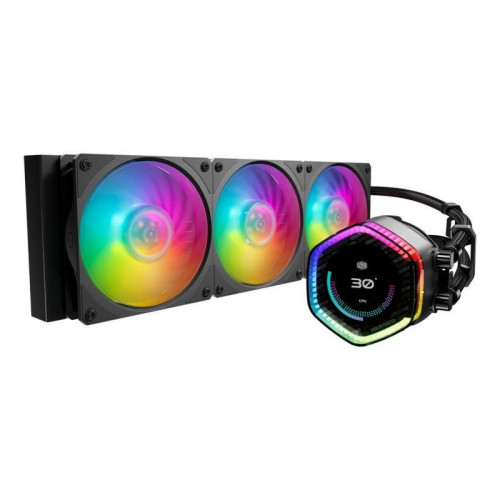 Cooler Master MasterLiquid 360 ION ARGB Kit Refrigeración Líquida con Pantalla 360mm Negro