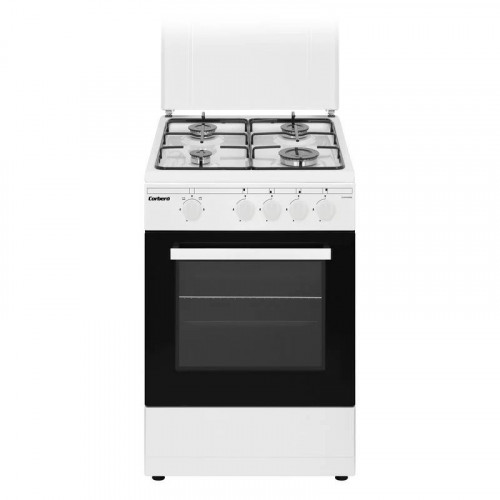Corberó CCSF45020BW Cocina de Gas Butano 4 Zonas + Horno Blanca
