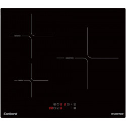 Corberó placa de inducción ccim3662 60cm 3 zonas 6200w 3 zonas de cocción