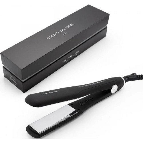 Corioliss Plancha The Wide Black Soft Touch