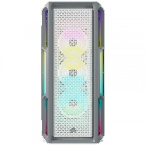 Corsair iCUE 5000T RGB Cristal Templado USB 3.0 Blanca