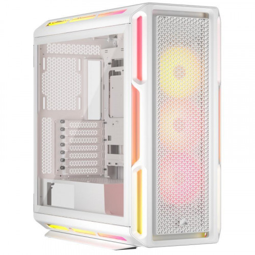 Corsair iCUE LINK 5000T LX RGB Mid Tower EATX Cristal Templado USB-C Blanca