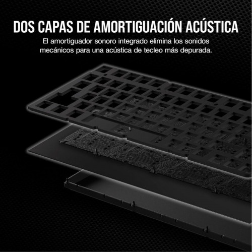 Corsair K65 PLUS WIRELESS 75% Teclado Mecánico Inalámbrico Gaming Hot Swapped MLX Red