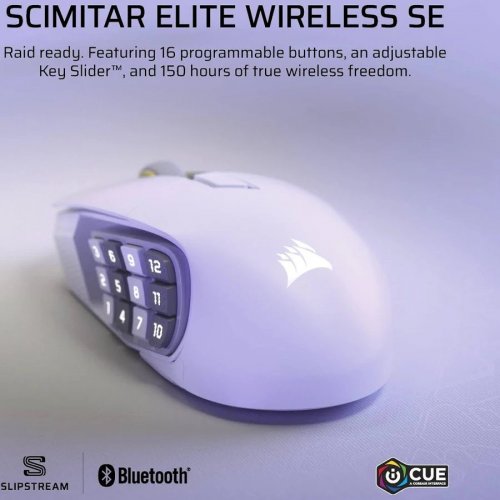 Corsair Scimitar ELITE Wireless SE Blanco