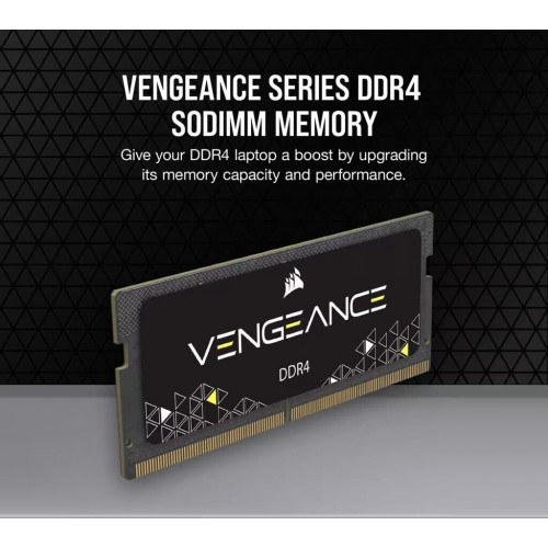 Corsair Vengeance 16GB Kit SODIMM PC4-19200 CL16 (CMSX16GX4M2A2400C16)