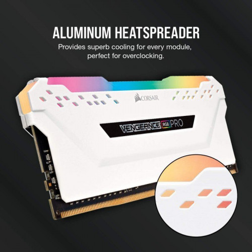 Corsair Vengeance RGB Pro DDR4 3200MHz PC4-25600 32GB 2x16GB CL16 Blanca