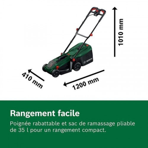 Cortacésped Bosch ROTAK18V-32 18V 32 cm Motor Sin Escobillas 3 en 1 Recogedor 35 L