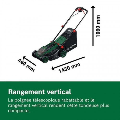 Cortacésped Bosch ROTAK18V2-38 18V con Kit 2x4,0 Ah