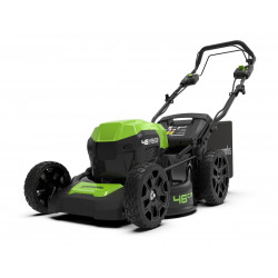 Cortacésped de batería GREENWORKS 48V 46 cm ancho de corte con batería y cargador incluidos