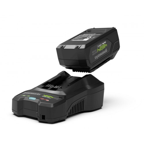 Cortacésped de batería GREENWORKS 48V 46 cm ancho de corte con batería y cargador incluidos