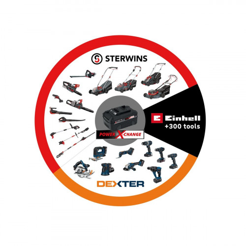 Cortacésped de batería STERWINS 18V 33 cm ancho de corte con batería y cargador incluidos
