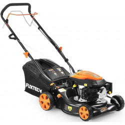 Cortacésped de gasolina autopropulsado con motor de 4 tiempos 146cc fx rm4346 fuxtec