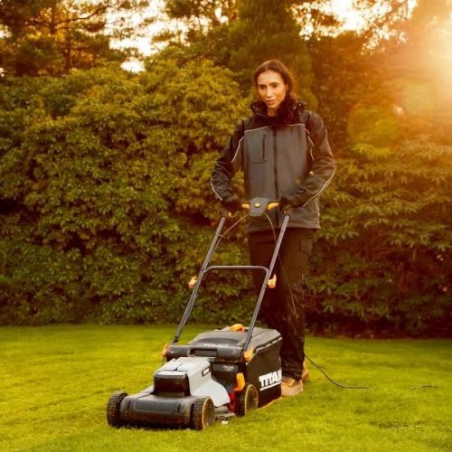 Cortacésped eléctrico 1700 w 37 cm titan