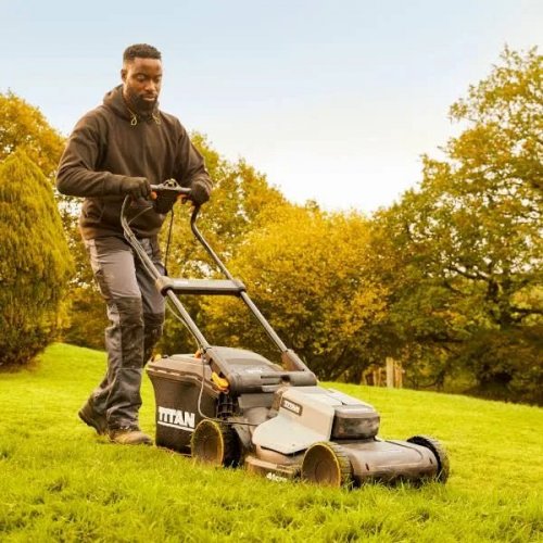 Cortacésped eléctrico 1800 w 41 cm titan