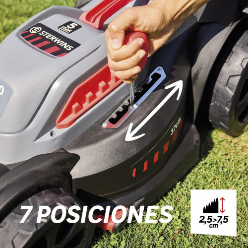Cortacésped eléctrico STERWINS ELM2-37P.1 1600W 37 cm ancho de corte