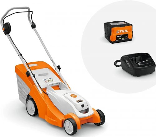 Cortacésped RMA 239 con batería AK 20 y cargador AL 101 STIHL