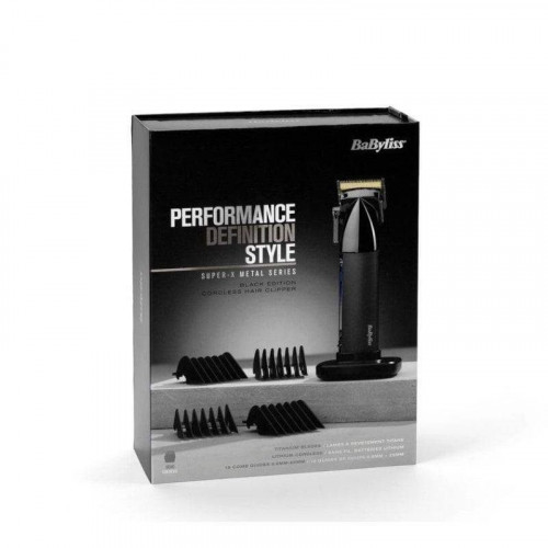 Cortadora de pelo BaByliss E991E titanio batería pantalla LED 180 min