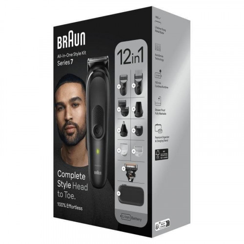 Cortadora de pelo Braun MGK7460 multifunción inalámbrica 100 min uso cuerpo y barba