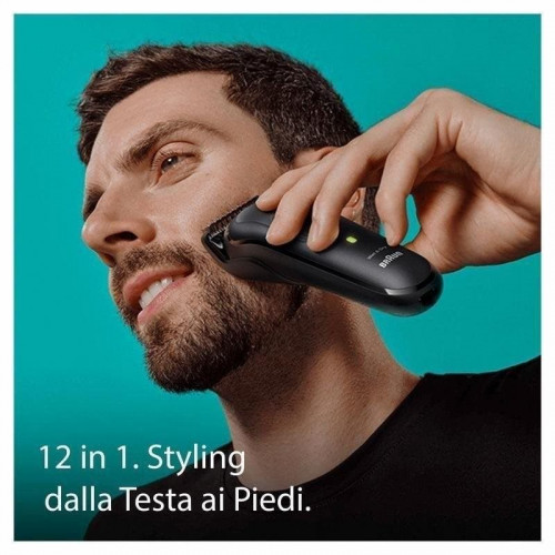 Cortadora de pelo Braun MGK7460 multifunción inalámbrica 100 min uso cuerpo y barba